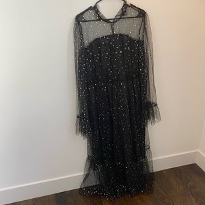 Plus size celestial midi dress